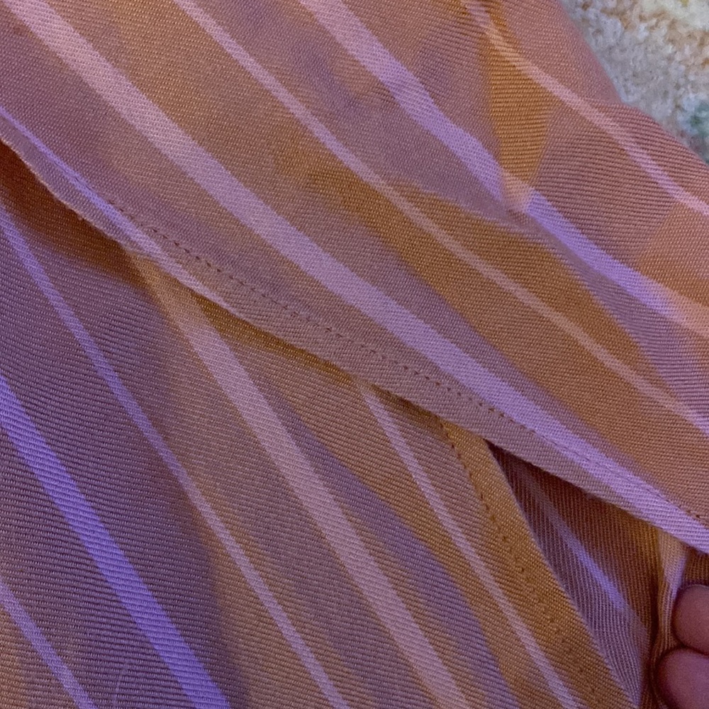 FREE PEOPLE PANTS ROSEMARY STRIPED OPEN
LEG PANTS - Picture 5 of 8